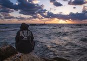 09 WATCHING SUNSET by Sandy Wyndham