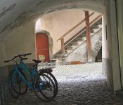 31 BLUE BIKES by Lynton Jones