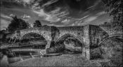 42 THE OLD PACKHORSE BRIDGE at AYLESFORD by Mick Dudley