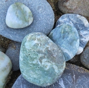 24 STONES ON BIRDLINGS FLAT by Susan Wilkinson