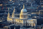 57 ST PAUL'S CATHEDRAL IN SUNLIGHT by Chris Wilson