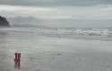 Grey day at the beach