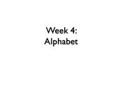 Week 4