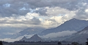 A VIEW OF SION, SWITZERLAND by Herbert Inglin