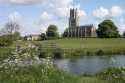 Fotheringhay Church and River Nene, Northamptonshire