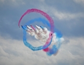 RED ARROWS TORNADO FORMATION